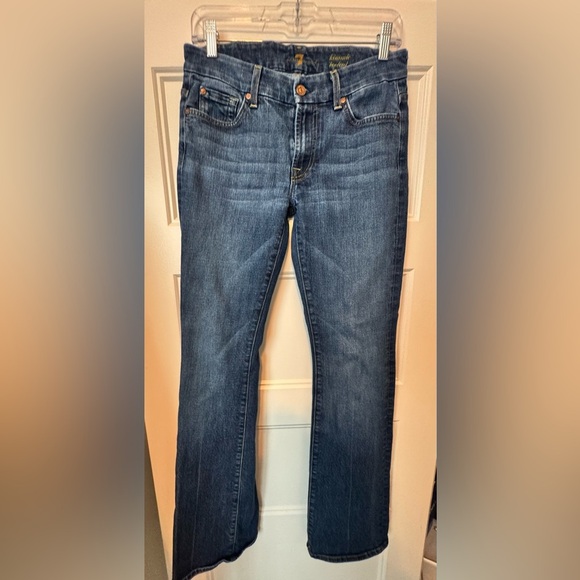 7 For All Mankind Kimmie Bootcut Jeans Size 28 - Picture 1 of 8